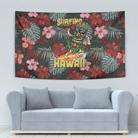 Hawaii Tiki Surfing Tapestry Mele Kalikimaka i Iulai! LT9 - Polynesian Pride