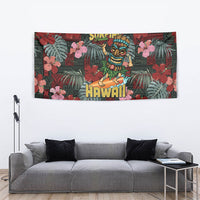 Hawaii Tiki Surfing Tapestry Mele Kalikimaka i Iulai! LT9 - Polynesian Pride