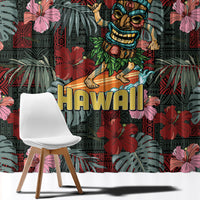 Hawaii Tiki Surfing Window Curtain Mele Kalikimaka i Iulai! LT9 - Polynesian Pride
