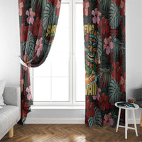 Hawaii Tiki Surfing Window Curtain Mele Kalikimaka i Iulai! LT9 - Polynesian Pride