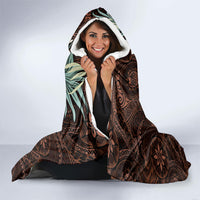 Kanoa Hawai'i Hibiscus Hooded Blanket Polynesian Tribal Tattoo Pattern Floral Elements LT9 - Polynesian Pride