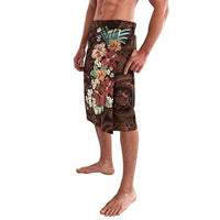 Kanoa Hawai'i Hibiscus Lavalava Polynesian Tribal Tattoo Pattern Floral Elements LT9 - Polynesian Pride