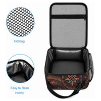 Kanoa Hawai'i Hibiscus Lunch Bag Polynesian Tribal Tattoo Pattern Floral Elements LT9 - Polynesian Pride