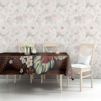 Kanoa Hawai'i Hibiscus Tablecloth Polynesian Tribal Tattoo Pattern Floral Elements LT9 - Polynesian Pride