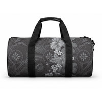 Pauli Hawai'i Hibiscus Duffle Bag Polynesian Tribal Tattoo Pattern Floral Elements LT9 One size Soft Black - Polynesian Pride