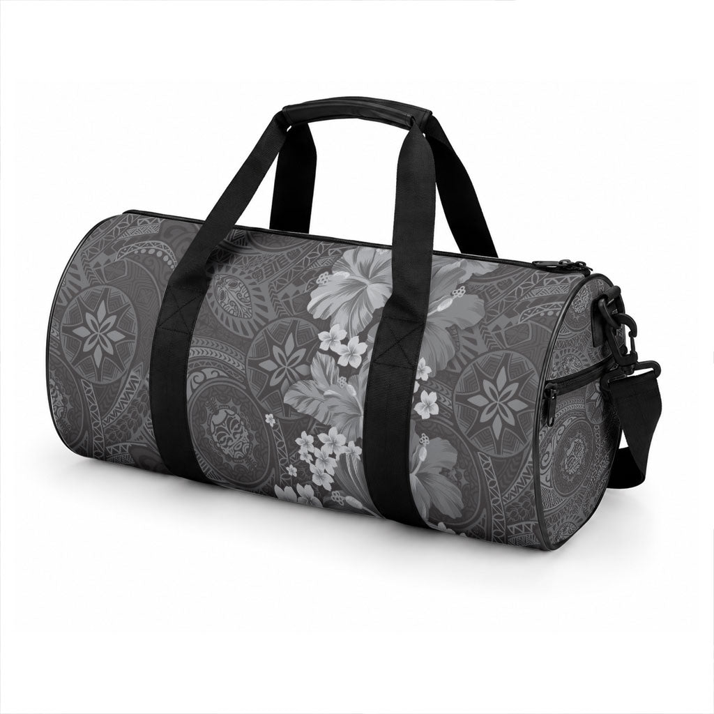 Pauli Hawai'i Hibiscus Duffle Bag Polynesian Tribal Tattoo Pattern Floral Elements LT9 - Polynesian Pride