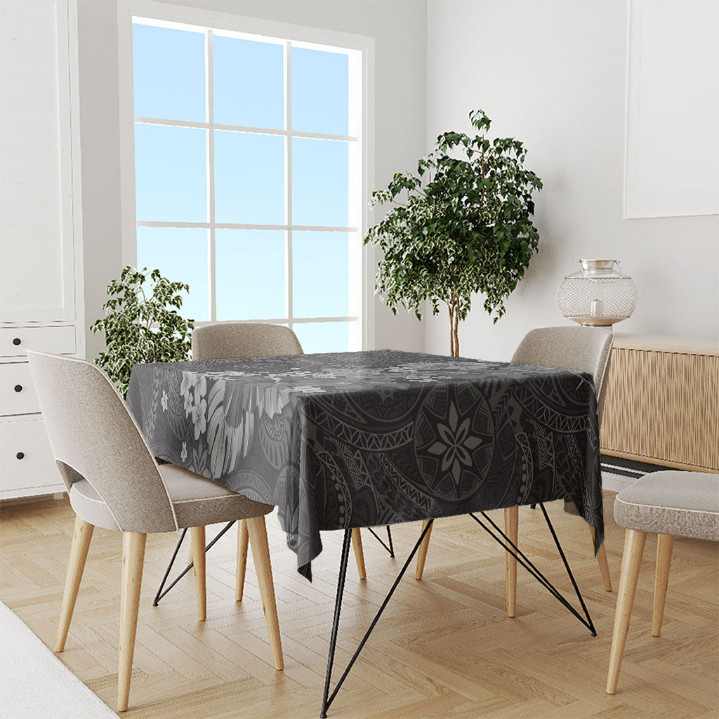 Pauli Hawai'i Hibiscus Tablecloth Polynesian Tribal Tattoo Pattern Floral Elements LT9 - Polynesian Pride