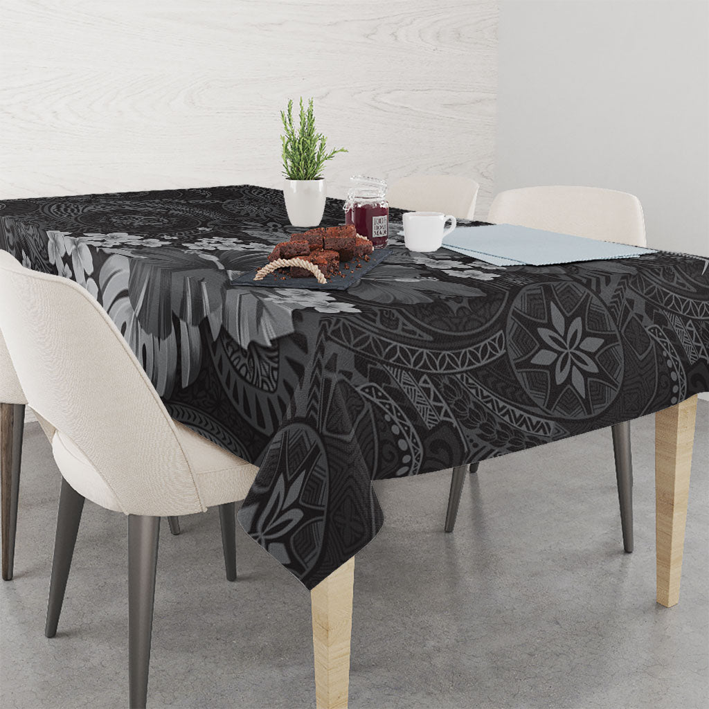Pauli Hawai'i Hibiscus Tablecloth Polynesian Tribal Tattoo Pattern Floral Elements LT9 - Polynesian Pride