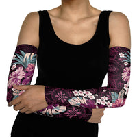 Poni Mama Hawai'i Hibiscus Arm Sleeves Polynesian Tribal Tattoo Pattern Floral Elements LT9 - Polynesian Pride