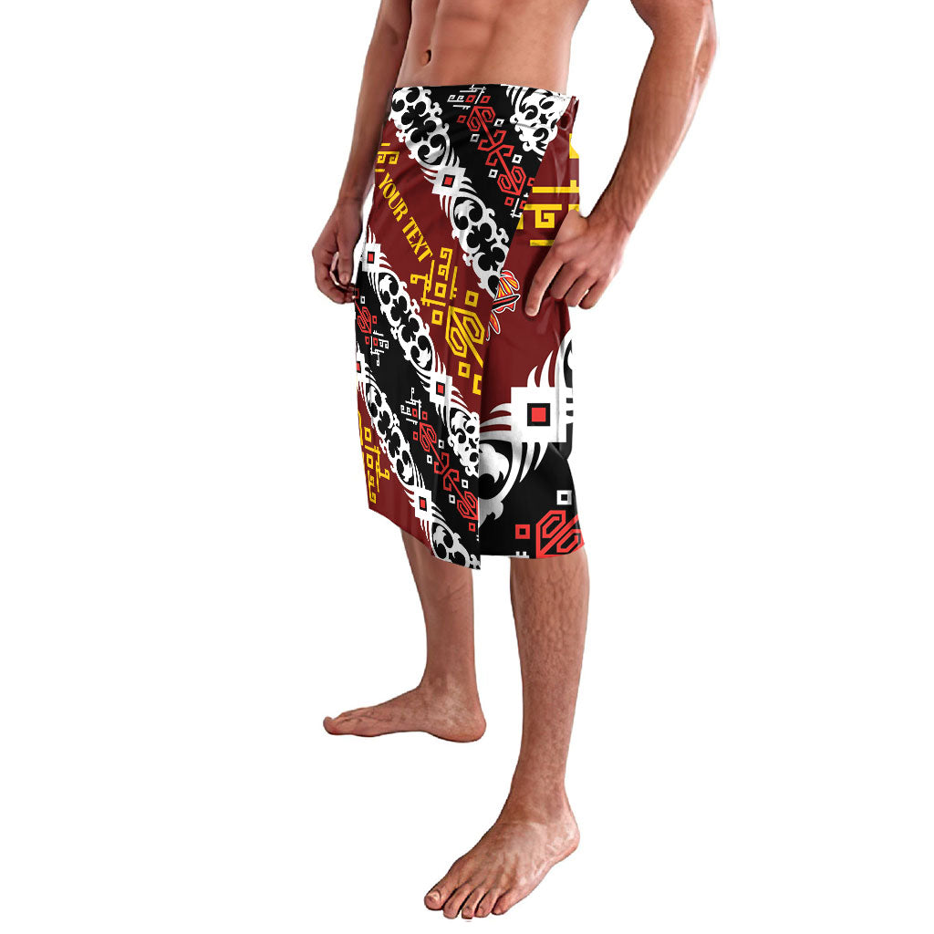 Personalised Papua New Guinea Bird Drum Lavalava Papuan Batik Motif LT9 - Polynesian Pride