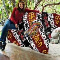 Papua New Guinea Bird Drum Quilt Papuan Batik Motif LT9 - Polynesian Pride