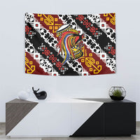 Papua New Guinea Bird Drum Tapestry Papuan Batik Motif LT9 - Polynesian Pride