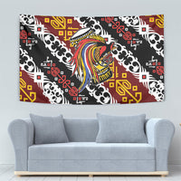 Papua New Guinea Bird Drum Tapestry Papuan Batik Motif LT9 - Polynesian Pride