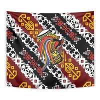 Papua New Guinea Bird Drum Tapestry Papuan Batik Motif LT9 - Polynesian Pride