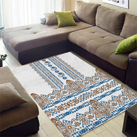 Papua New Guinea Bird Ethnic Area Rug Papuan Batik Inspired Pattern LT9 - Polynesian Pride
