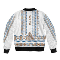 Personalised Papua New Guinea Bird Ethnic Bomber Jacket Papuan Batik Inspired Pattern LT9 - Polynesian Pride