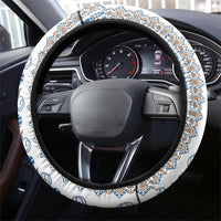 Papua New Guinea Bird Ethnic Steering Wheel Cover Papuan Batik Inspired Pattern LT9 - Polynesian Pride