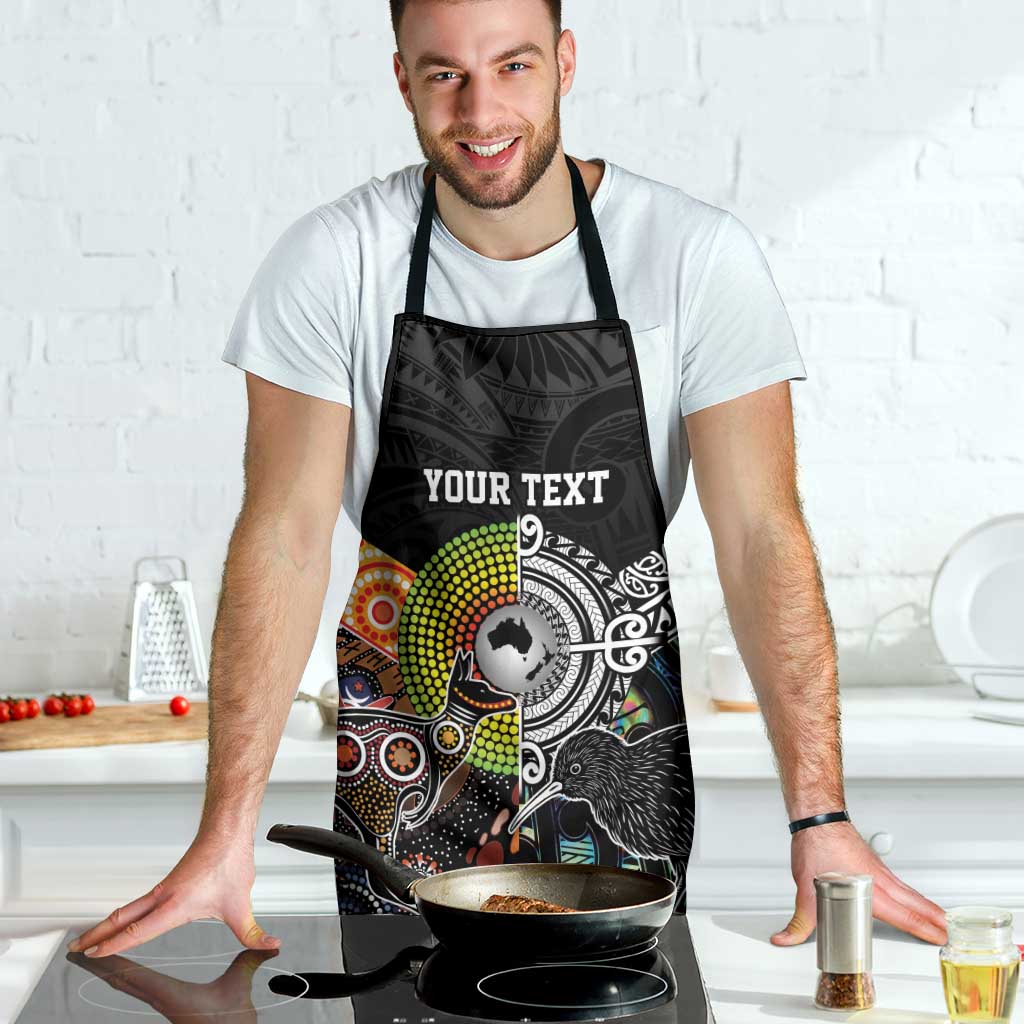 Australia New Zealand Personalised Apron Maori Aboriginal Art Style LT9 - Polynesian Pride