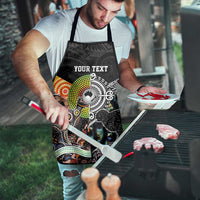 Australia New Zealand Personalised Apron Maori Aboriginal Art Style LT9 - Polynesian Pride