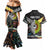 New Zealand and Australia Couples Matching Mermaid Dress and Hawaiian Shirt Maori Mix Aboriginal Art Style