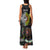 New Zealand and Australia Family Matching Tank Maxi Dress and Hawaiian Shirt Maori Mix Aboriginal Art Style