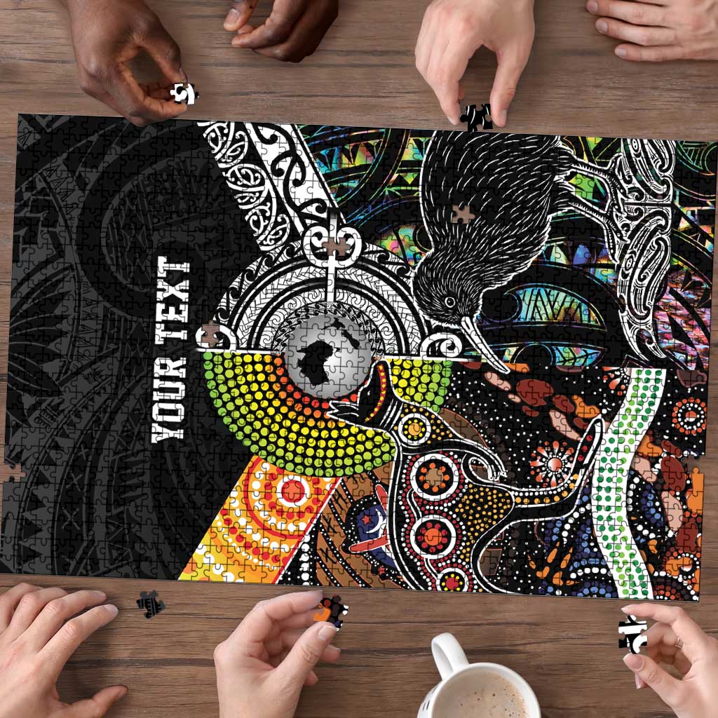 Australia New Zealand Personalised Puzzle Maori Aboriginal Art Style LT9 - Polynesian Pride