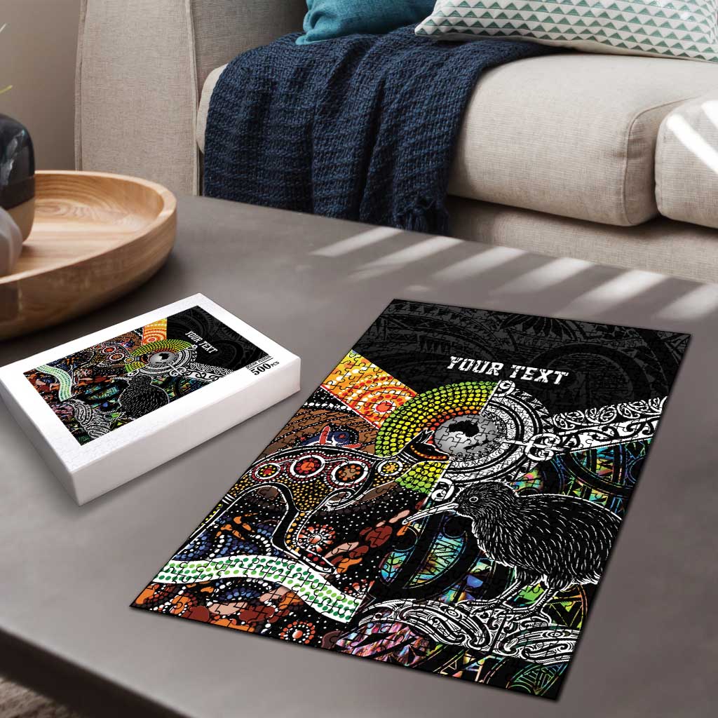 Australia New Zealand Personalised Puzzle Maori Aboriginal Art Style LT9 - Polynesian Pride