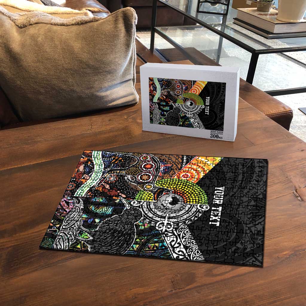 Australia New Zealand Personalised Puzzle Maori Aboriginal Art Style LT9 - Polynesian Pride
