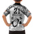 Custom Fiji Rugby Pacific Family Matching Puletasi and Hawaiian Shirt Polynesian Palm Tattoo