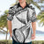 Custom Fiji Rugby Pacific Hawaiian Shirt Polynesian Palm Tattoo