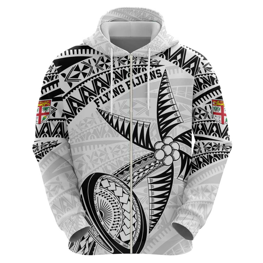 Custom Fiji Rugby Pacific Hoodie Polynesian Palm Tattoo LT9 - Polynesian Pride