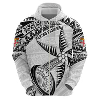 Custom Fiji Rugby Pacific Hoodie Polynesian Palm Tattoo LT9 - Polynesian Pride