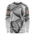 Custom Fiji Rugby Pacific Long Sleeve Shirt Polynesian Palm Tattoo