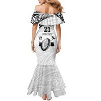 Custom Fiji Rugby Pacific Mermaid Dress Polynesian Palm Tattoo LT9 - Polynesian Pride