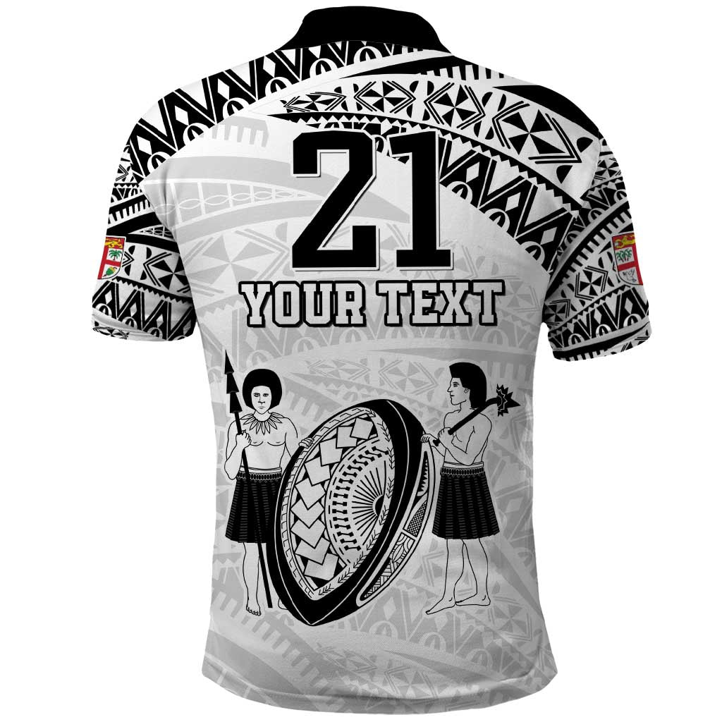 Custom Fiji Rugby Pacific Polo Shirt Polynesian Palm Tattoo LT9 - Polynesian Pride