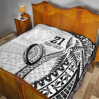Custom Fiji Rugby Pacific Quilt Polynesian Palm Tattoo LT9 - Polynesian Pride
