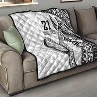Custom Fiji Rugby Pacific Quilt Polynesian Palm Tattoo LT9 - Polynesian Pride