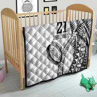Custom Fiji Rugby Pacific Quilt Polynesian Palm Tattoo LT9 - Polynesian Pride