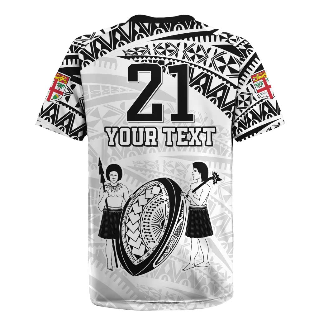 Custom Fiji Rugby Pacific Rugby Jersey Polynesian Palm Tattoo LT9 - Polynesian Pride