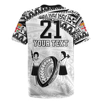 Custom Fiji Rugby Pacific Rugby Jersey Polynesian Palm Tattoo LT9 - Polynesian Pride