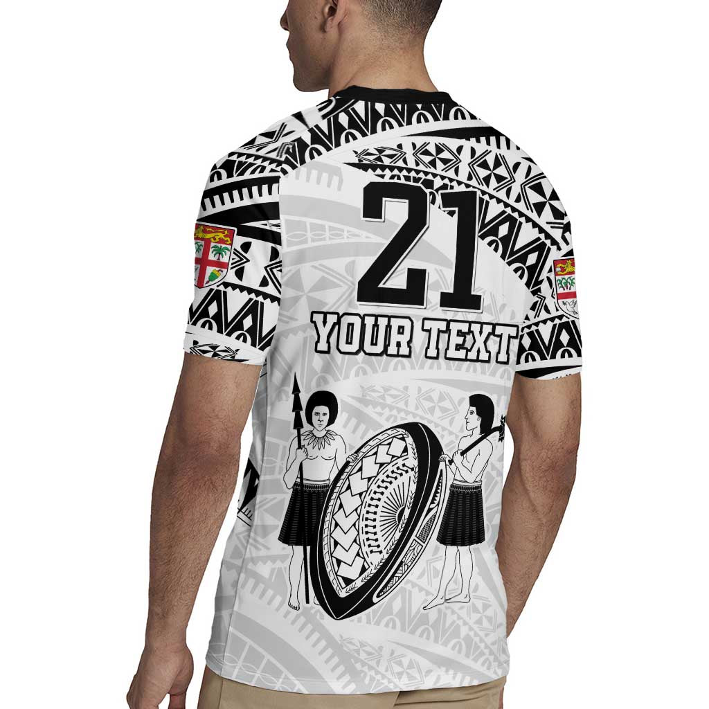 Custom Fiji Rugby Pacific Rugby Jersey Polynesian Palm Tattoo LT9 - Polynesian Pride