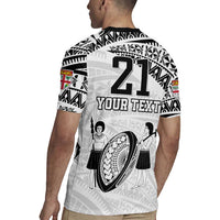 Custom Fiji Rugby Pacific Rugby Jersey Polynesian Palm Tattoo LT9 - Polynesian Pride