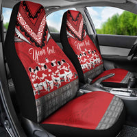 Personalised Tonga Rugby Pacific Car Seat Cover Ikale Tahi Sipi Tau LT9 - Polynesian Pride