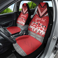 Personalised Tonga Rugby Pacific Car Seat Cover Ikale Tahi Sipi Tau LT9 - Polynesian Pride