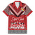 Personalised Tonga Rugby Pacific Family Matching Off The Shoulder Long Sleeve Dress and Hawaiian Shirt Ikale Tahi Sipi Tau