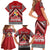 Personalised Tonga Rugby Pacific Family Matching Short Sleeve Bodycon Dress and Hawaiian Shirt Ikale Tahi Sipi Tau