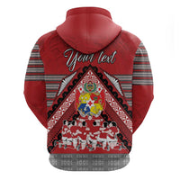 Personalised Tonga Rugby Pacific Hoodie Ikale Tahi Sipi Tau LT9 - Polynesian Pride