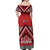 Personalised Tonga Rugby Pacific Off Shoulder Maxi Dress Ikale Tahi Sipi Tau