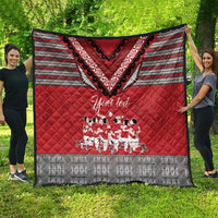 Personalised Tonga Rugby Pacific Quilt Ikale Tahi Sipi Tau LT9 - Polynesian Pride