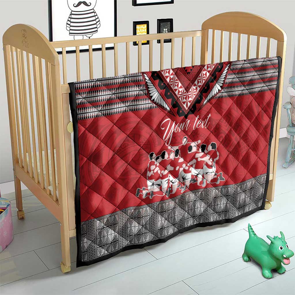 Personalised Tonga Rugby Pacific Quilt Ikale Tahi Sipi Tau LT9 - Polynesian Pride